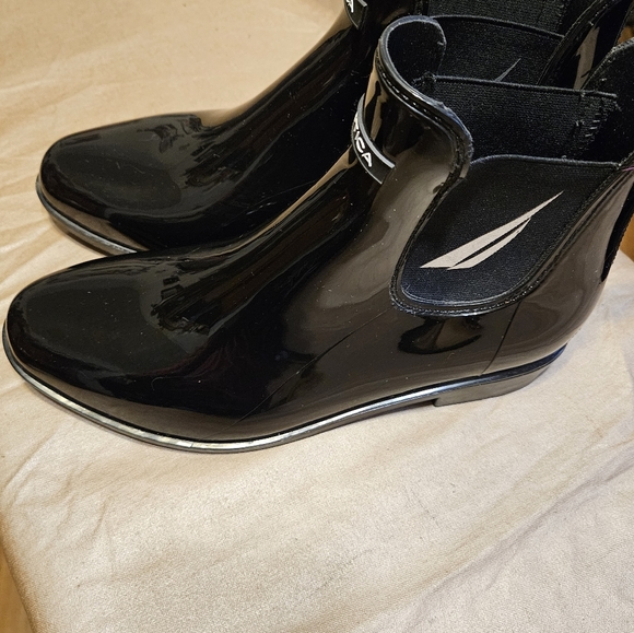 NAUTICA Shayna Double-Gore Ankle Rain Boots women's size 9 - Picture 7 of 11